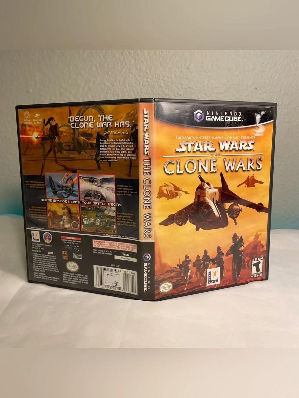 Star Wars: The Clone Wars (Nintendo GameCube, 2002) - Complete - CIB - Tested